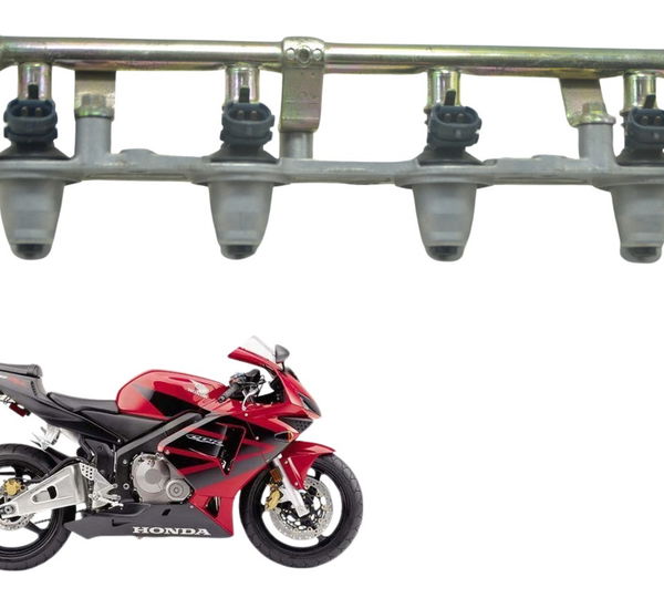 Flauta Injeção Secundária C/ Bico Honda Cbr 600 Rr 03-04 Ori