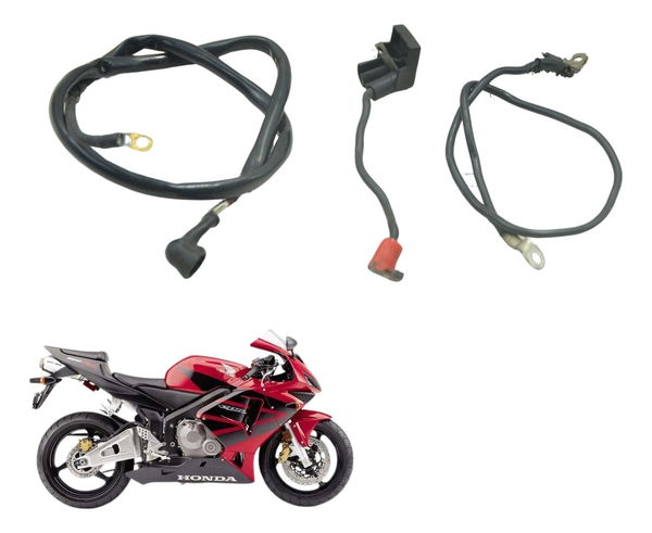 Cabo Bateria +/- Honda Cbr 600 Rr 03-04 Original