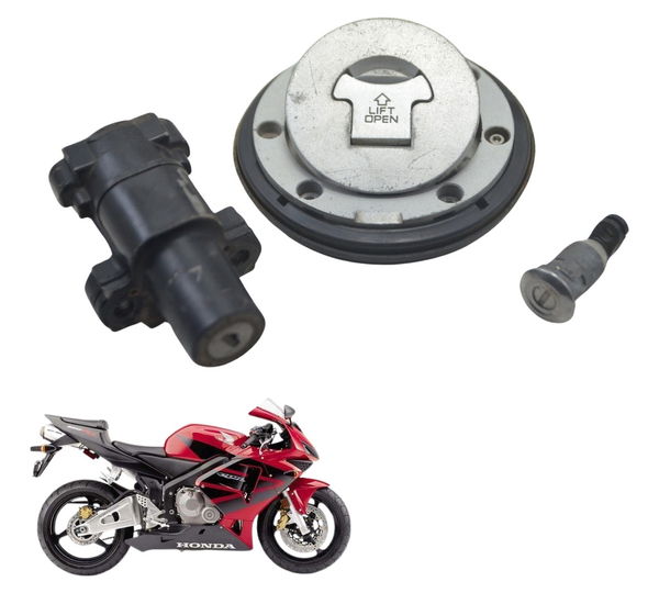 Kit Chave Ignição C/ Avaria Honda Cbr 600 Rr 03-04 Original
