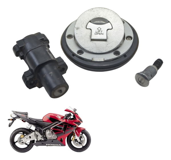 Kit Chave Ignição C/ Avaria Honda Cbr 600 Rr 03-04 Original
