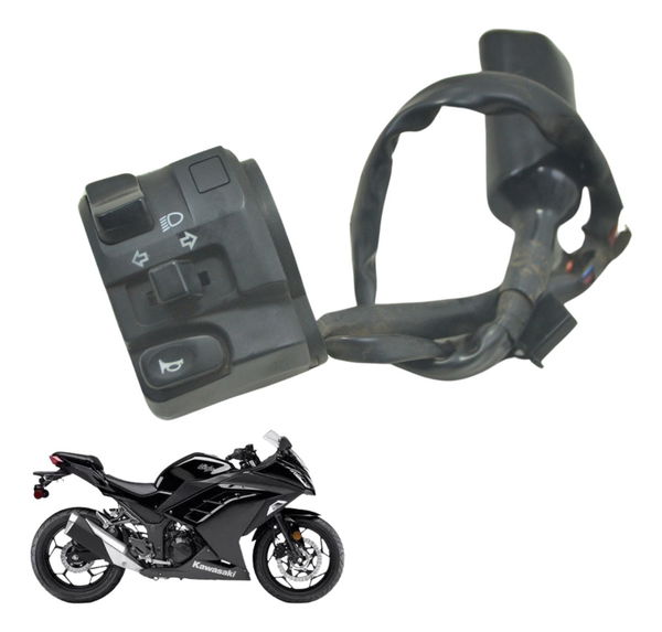 Chave Punho Luz Kawasaki Ninja 300 13-18 Original