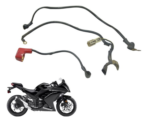 Cabo Bateria +/- Kawasaki Ninja 300 13-18 Original