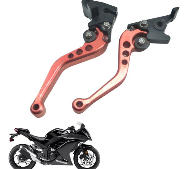 Par Manete C/ Detalhes Esportivo Kawasaki Ninja 300 13-18