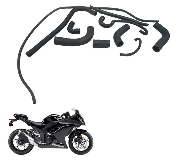 Kit Mangueiras Kawasaki Ninja 300 13-18 Original