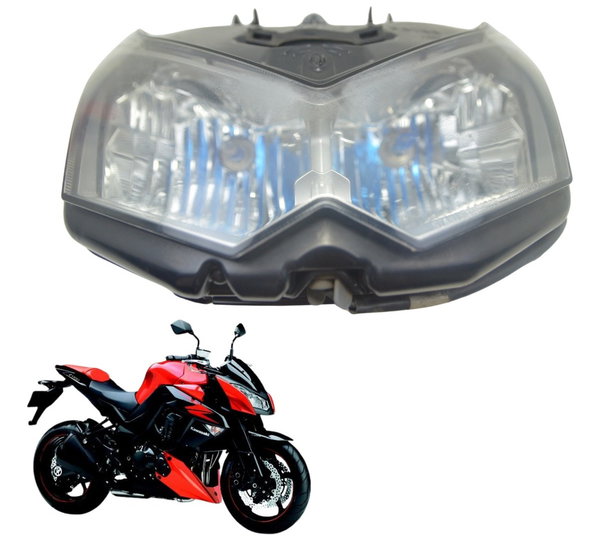 Farol C/ Avaria Kawasaki Z 1000 10-14 Original Esquerdo