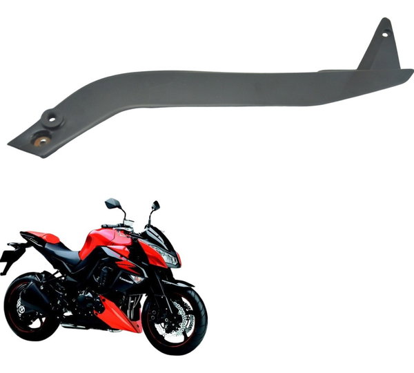 Acabamento Lateral Esq C/ Detalhe Kawasaki Z 1000 10-14 Orig Preto
