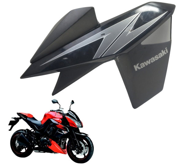 Carenagem Lateral Dir C/ Avaria Kawasaki Z 1000 10-14 Orig Preto