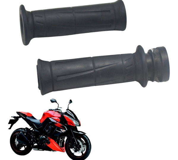 Par Manoplas Kawasaki Z 1000 10-14 Original Preto