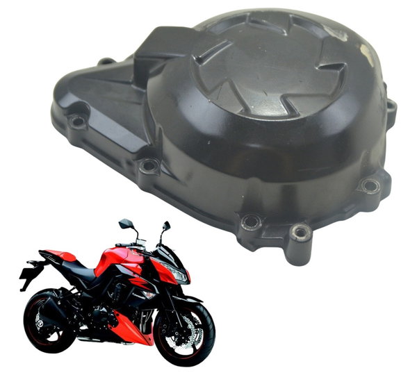 Tampa Estator C/ Detalhes Kawasaki Z 1000 10-14 Original Preto