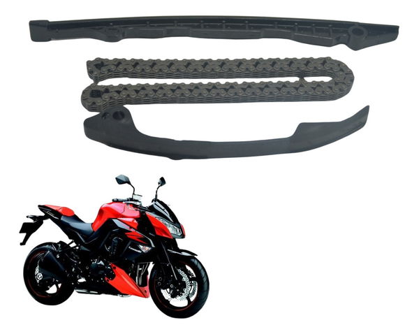 Kit Guia Corrente Tensor Kawasaki Z 1000 10-14 Original