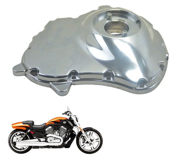 Tampa Estator Motor Esquerdo Harley V-rod Muscle 12-17 Orig Prateado