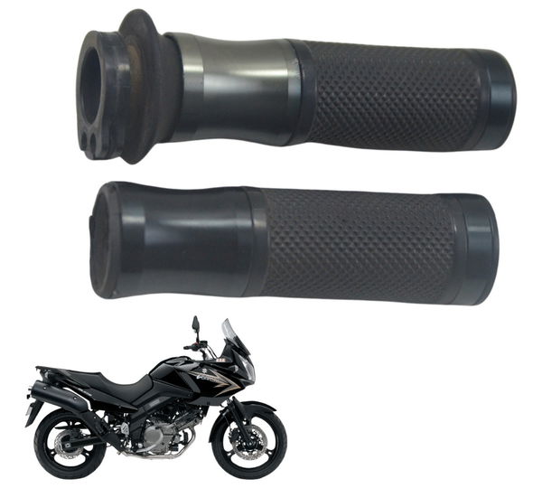 Par Manoplas Suzuki Dl 650 V Strom 09-13 Paralelo Preto