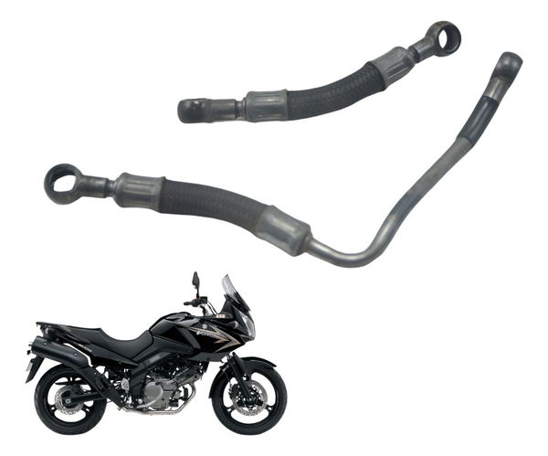 Par Mangueira Radiador Óleo Suzuki Dl 650 V Strom 09-13 Orig