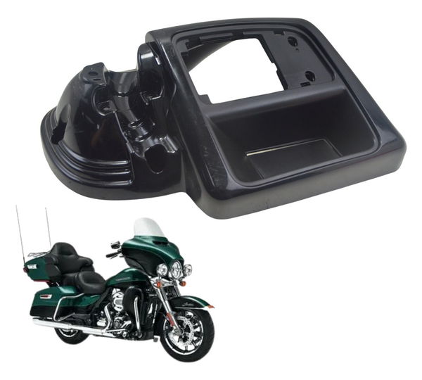 Carenagem Radiador Esq C/ Avaria Harley Electra Glide 14-17 Preto