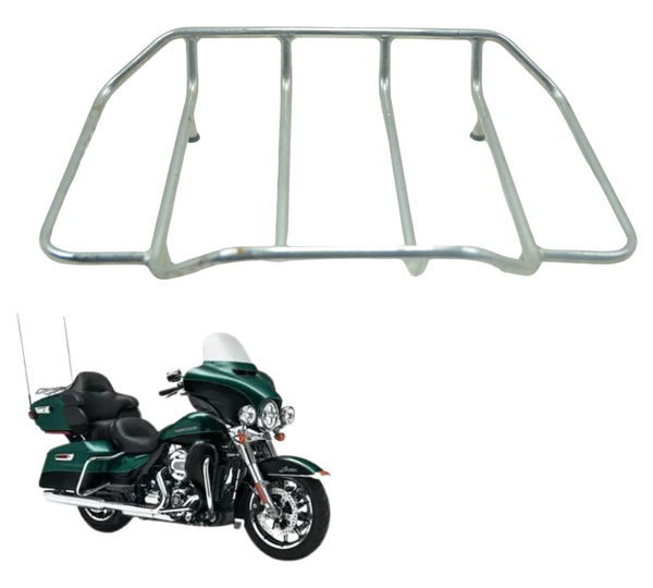 Bagageiro Teto Tour Pack Harley Electra Glide 14-17 Original Prateado