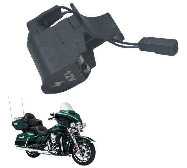 Tomada 12v Tour Pack Harley Electra Glide 14-17 Original