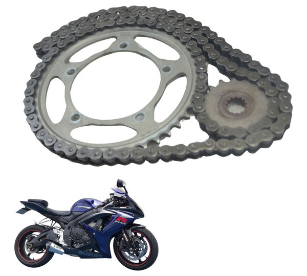 Kit Relação Suzuki Gsx-r 750 Srad 07-10 Original Prateado