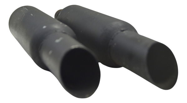 Par Ponteira Escape C/ Detalhes Suzuki Vz 800 Marauder 97-05