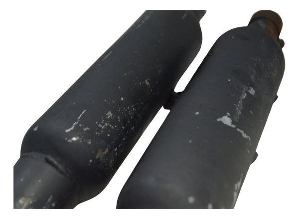 Par Ponteira Escape C/ Detalhes Suzuki Vz 800 Marauder 97-05