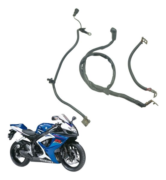 Cabo Bateria +/- Suzuki Gsx-r 750 Srad 07-10 Original