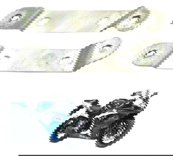 Par Suporte Paralama Diant Suzuki Gsx-r 750 Srad 07-10 Orig Prateado