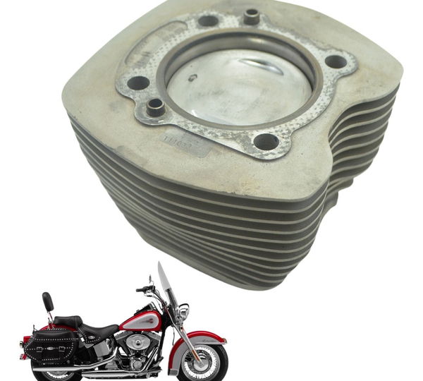 Cilindro Pistão Anéis Harley Softail Fx 1450 04-05 Original
