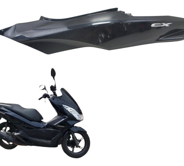 Carenagem Lateral Esq C/ Detalhes Honda Pcx 150 16-18 Orig Preto