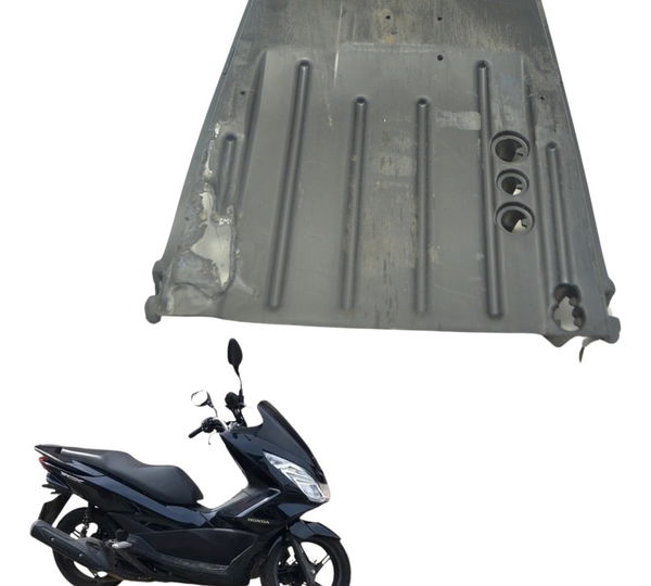 Carenagem Inferior Spoiler Avaria Honda Pcx 150 16-18 Orig Preto