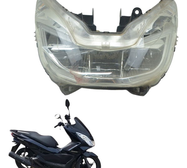 Farol C/ Avaria Honda Pcx 150 16-18 Original Esquerdo