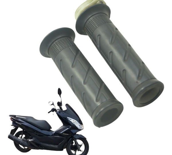 Par Manoplas Honda Pcx 150 16-18 Original Preto