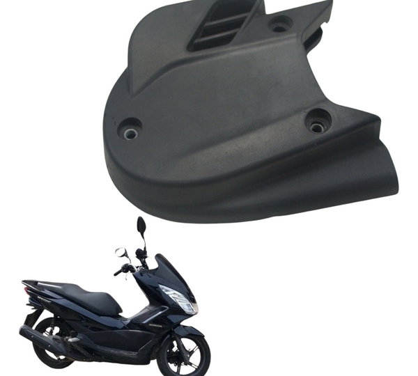 Tampa Acabamento Motor Esquerdo Honda Pcx 150 16-18 Original Preto