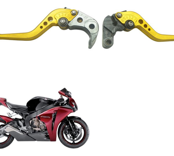 Par Manete Esportivo C/ Detalhes Honda Cbr 1000 Rr 08-11