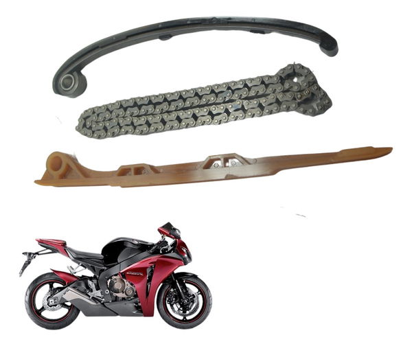 Kit Guia Tensor Corrente Comand Honda Cbr 1000 Rr 08-11 Orig