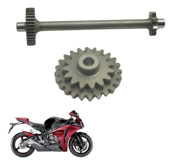 Par Engrenagem Redução Partida Honda Cbr 1000 Rr 08-11 Orig
