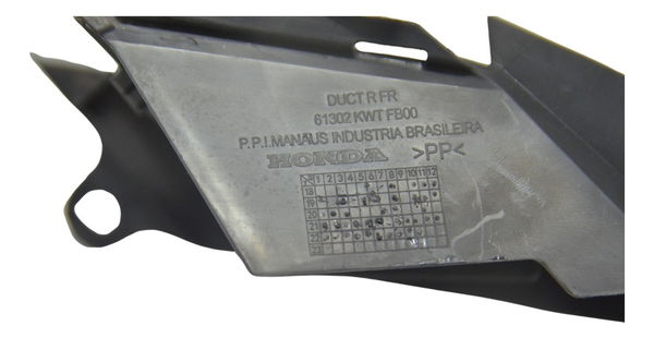 Acabamento Duto Ar Direito Honda Xre 300 Rally 18-23 Orig