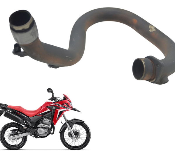 Curva Escape C/ Avaria Honda Xre 300 Rally 18-23 Original