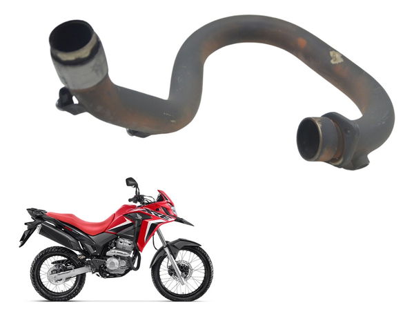 Curva Escape C/ Avaria Honda Xre 300 Rally 18-23 Original