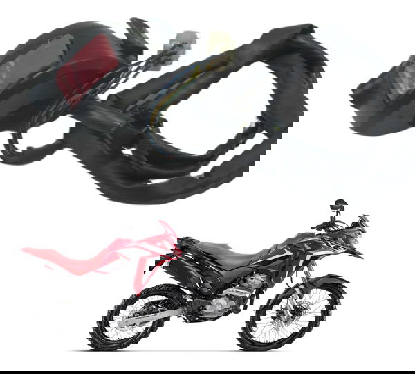 Chave Punho Partida Honda Xre 300 Rally 18-23 Original