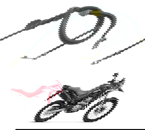 Cabo Bateria +/- Honda Xre 300 Rally 18-23 Original