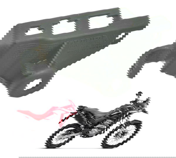 Acabamento Suporte Fios Honda Xre 300 Rally 18-23 Original Preto