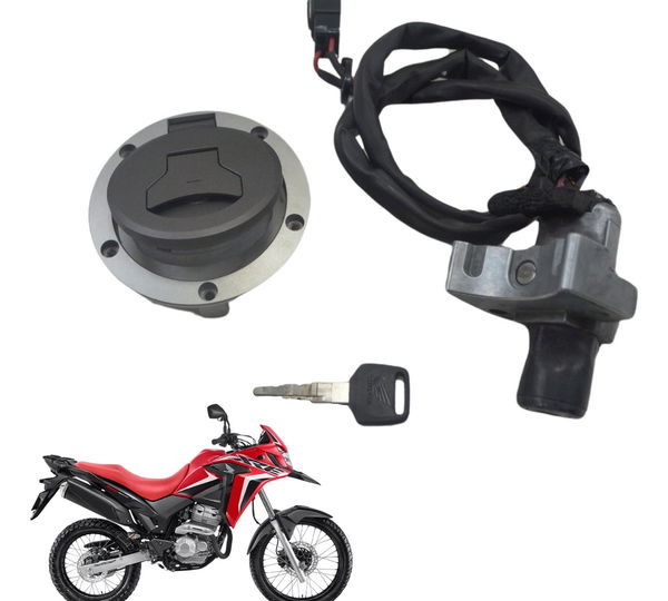 Kit Chave Ignição C/ Avaria Honda Xre 300 Rally 18-23 Orig