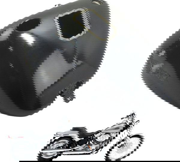 Tanque C/ Avaria Harley Softail Fx 1450 04-05 Original