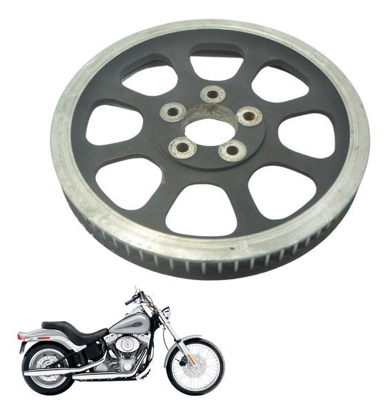 Polia Roda Traseira Harley Softail Fx 1450 04-05 Original