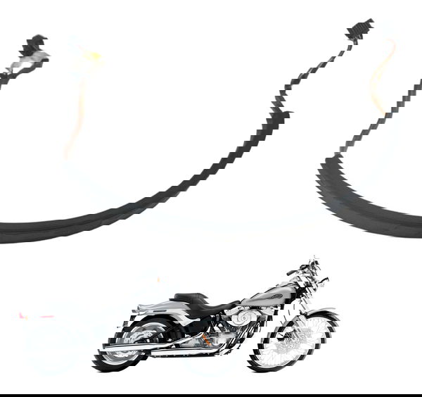 Chicote Lanterna Traseira Harley Softail Fx 1450 04-05 Orig