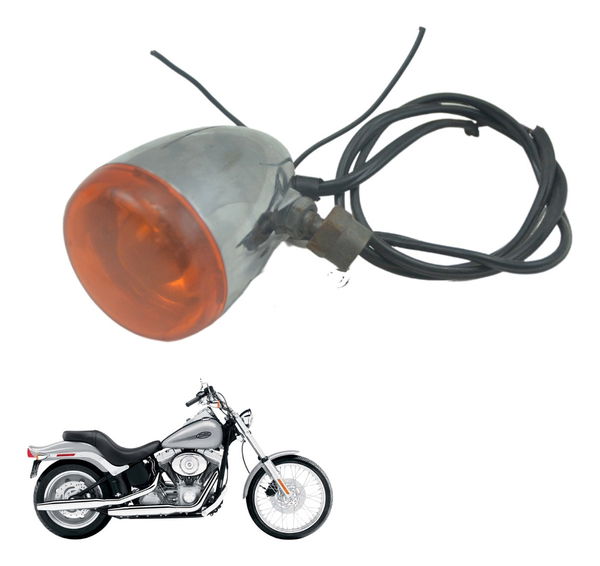 Pisca Dianteiro Harley Softail Fx 1450 04-05 Original