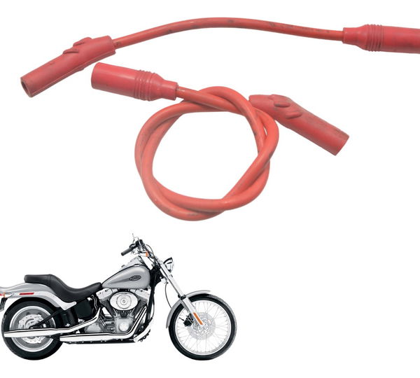 Par Cabos Bobinas Harley Softail Fx 1450 04-05 Original