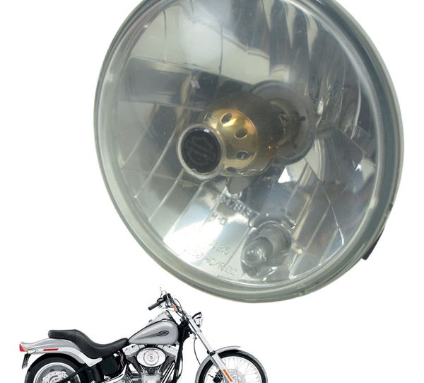 Farol Harley Softail Fx 1450 04-05 Original Esquerdo