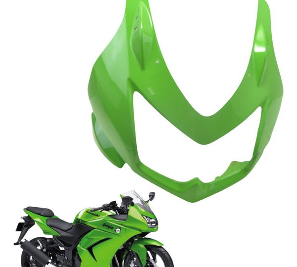 Carenagem Frontal C/ Avaria Kawasaki Ninja 250 R 08-12 Orig Verde