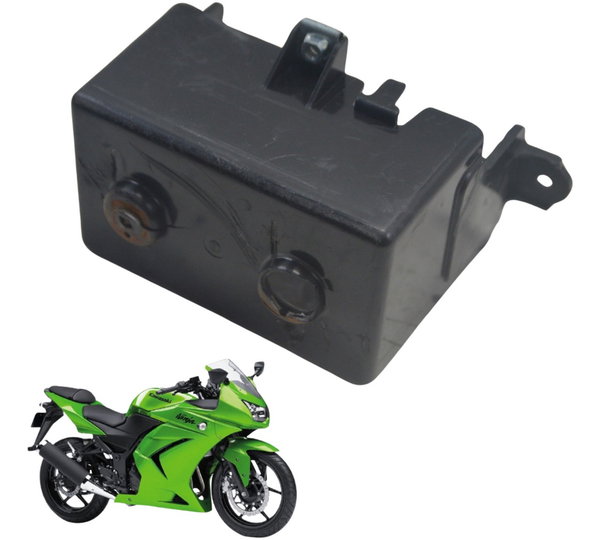 Caixa Bateria C/ Detalhe Kawasaki Ninja 250 R 08-12 Original Preto