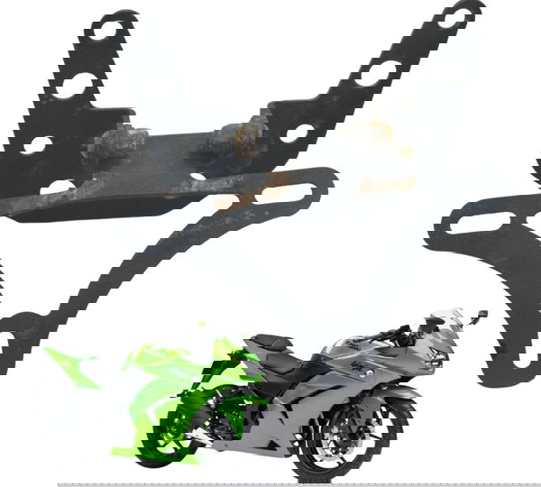 Suporte Placa Kawasaki Ninja 250 R 08-12 Original